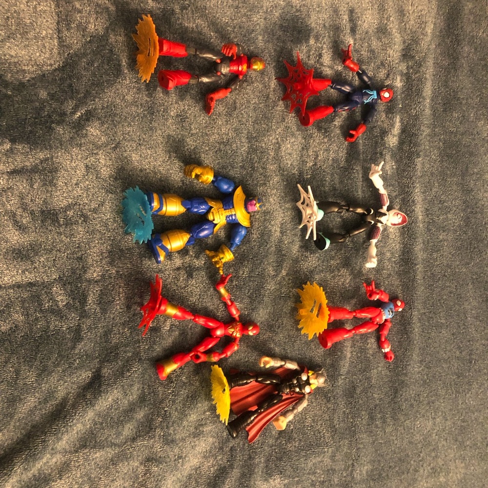 Bend and flex action figures